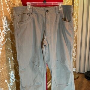 Pacific Trail Gray Chinos Straight-Leg Cotton Blend